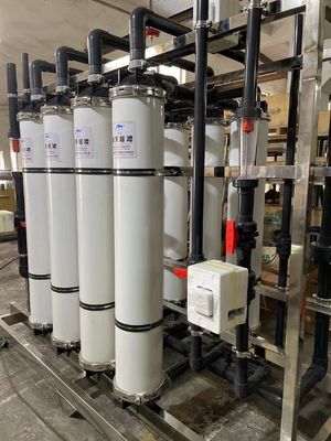 İyi bir fiyat. SS304 / PVC Ultrafiltrasyon Sistemi 10-100 M3/Saat 99.99% SS çıkarma ile çevrimiçi