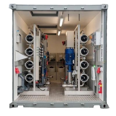 İyi bir fiyat. Commercial RO System with DOW BW30-400 RO Membrane 24m3/hour Customizable Size and Weight for Industrial Water Treatment çevrimiçi