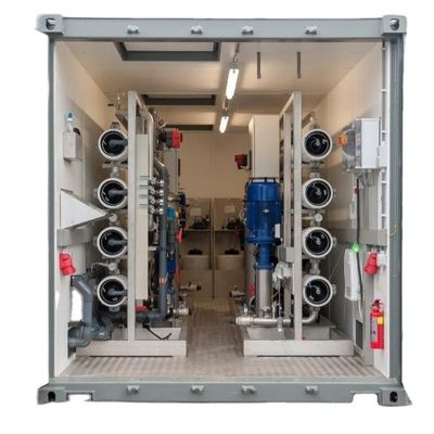 İyi bir fiyat. Containerized Reverse Osmosis System with DOW BW30-400 Membrane and 5-35°C Temperature Range for Water Treatment çevrimiçi