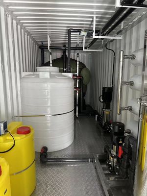 İyi bir fiyat. 5-7 Aşama Konteynerli RO Sistemi Grundfos / CNP Pompası ile 38kw çevrimiçi