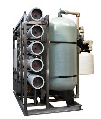 İyi bir fiyat. Duplex Çelik 2205 Deniz suyu tuzsuzlama sistemi Siemens PLC Kontrolü 100-1000M3/Gün çevrimiçi