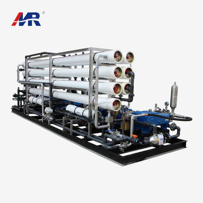 İyi bir fiyat. Yüksek Kapasiteli Deniz Suyu Desalinizasyon Sistemi %99,5 Desalinizasyon Hızı 200m3-1000m3/gün Kapasite ve Danfoss Pompası çevrimiçi